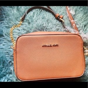 Michael Kors Jet Set Saffiano Leather Crossbody